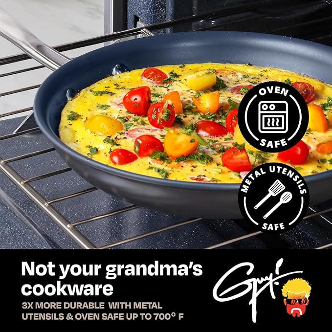 Guy Fieri's Flavortown Laser Titanium 2-Quart Sauce Pan - Image 7