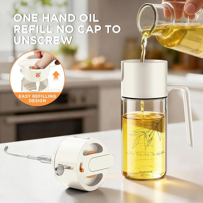 PLAPITATE 17oz/500ml Premium Olive Oil Sprayer - Image 5