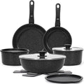 SODAY 15Pcs Pots and Pans Set Non Stick, Cookware Sets by SODAY