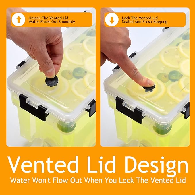 2.5 Gallon Drink Dispenser For Fridge, Beverage Dispenser - Image 5