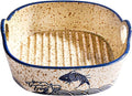 Japanese Style Ceramic Casserole Dish, 6.7-Inch Square Baking Dish by Whitenesser