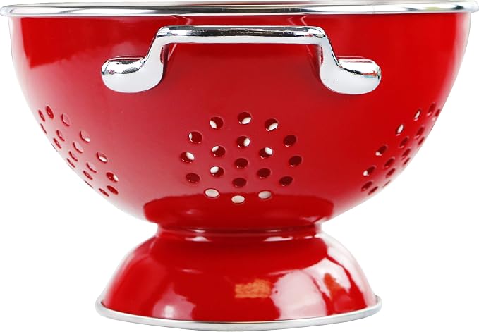 Calypso Basics by Reston Lloyd Powder Coated Enameled Colander, 1 Quart - Image 9