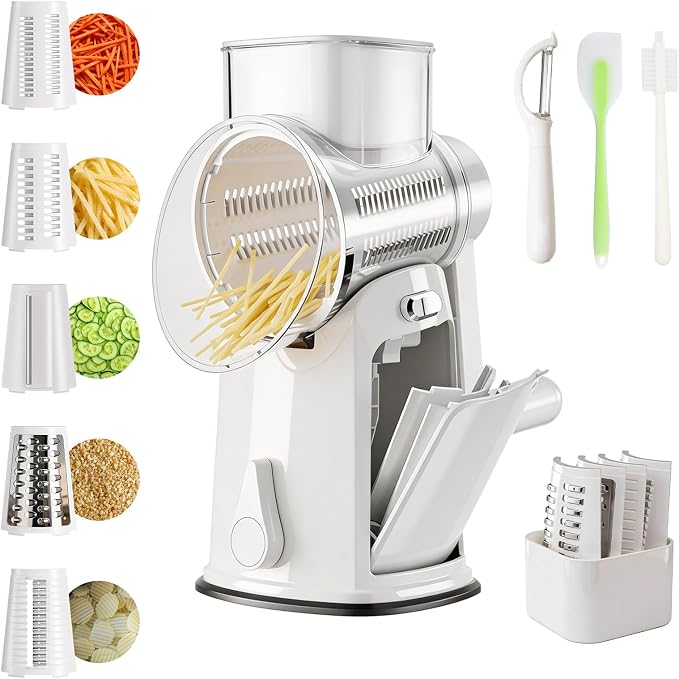 The CoveCarol rotary cheese grater comes by Unknown