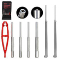 Premium 7-Piece Roll Pin Starter Punch and Bolt Catch Install Punch Set by SEDY