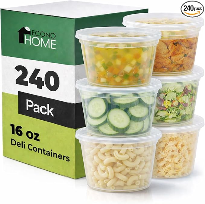 EconoHome Clear Deli Containers by EconoHome