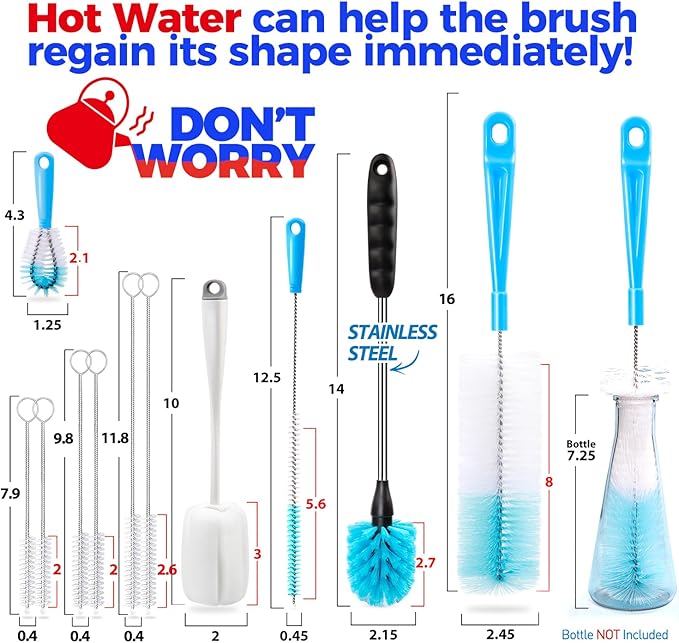 Holikme Bottle Brush Tube Cleaning Lab Set - Image 5