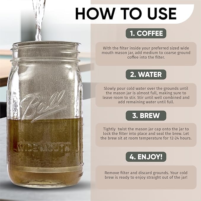 Altura The TUBE Cold Brew Coffee Maker and Tea Infuser - Image 6