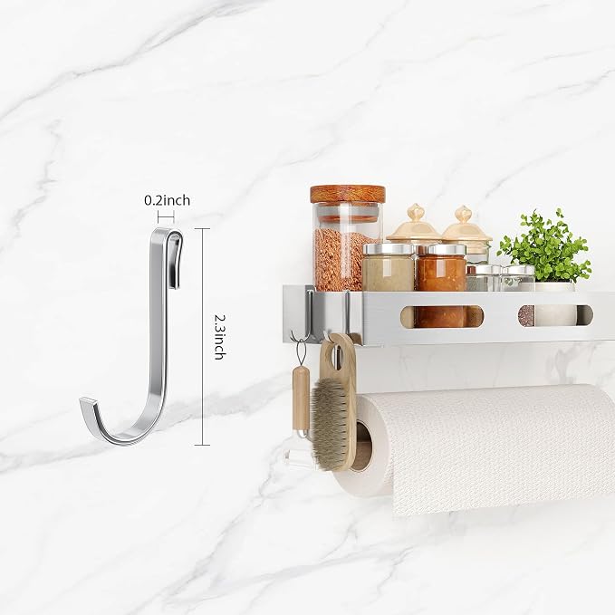 Paper Towel Holder Wall Mount for Bathroom, Paper Towel Holder - Image 5
