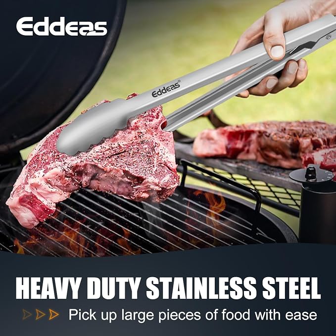 Eddeas 2PCS 12inch Kitchen Tongs - Image 6