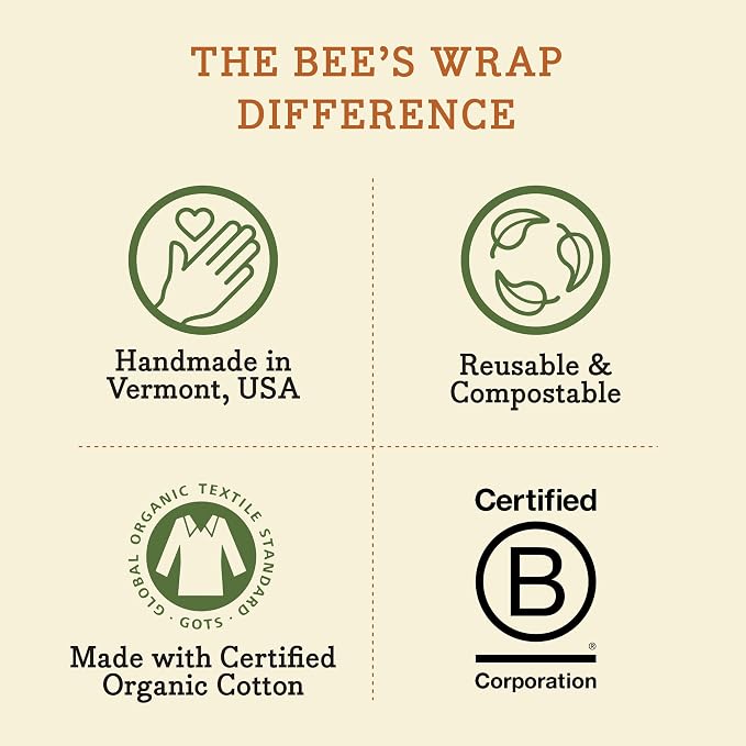 Bee's Wrap Vegan Beeswax Wraps for Food - Image 9