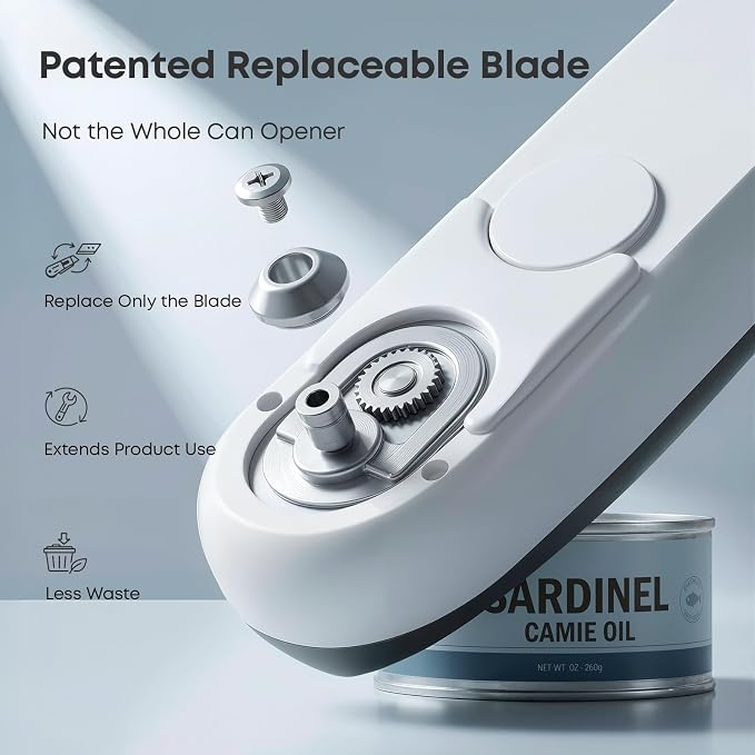 Electric Can Opener, Rechargeable Automatic Can Opener - Image 4