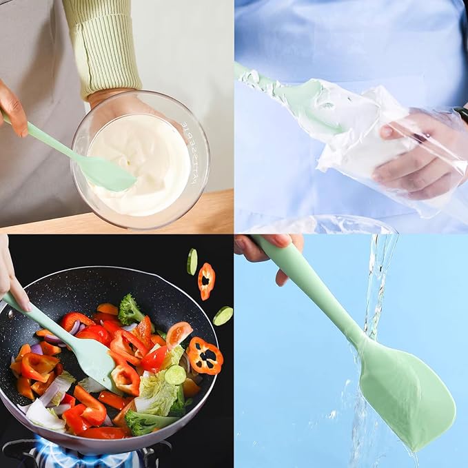 Silicone Spatula, 11 inch Heat Resistant Non Stick cookware - Image 6