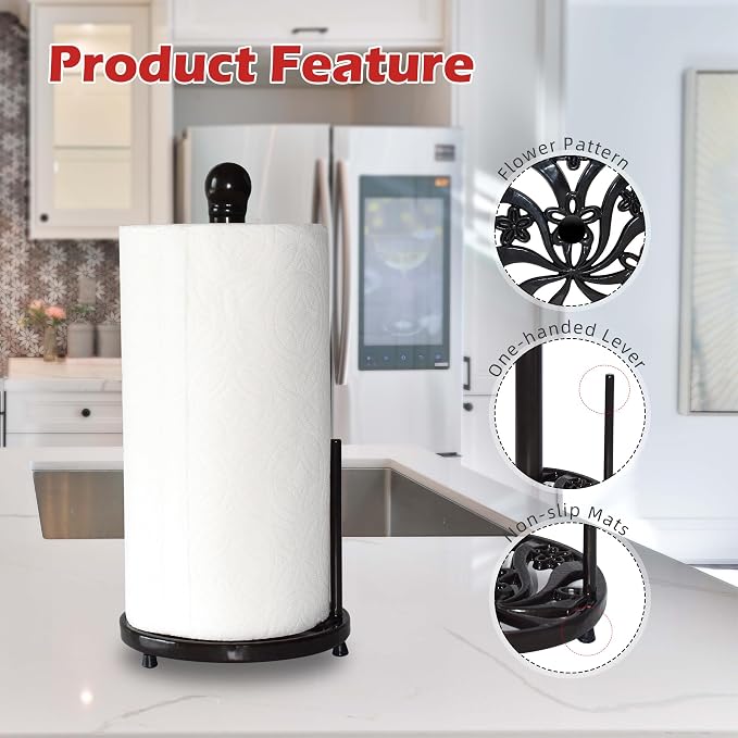 Vintage Paper Towel Holder Countertop - Image 2