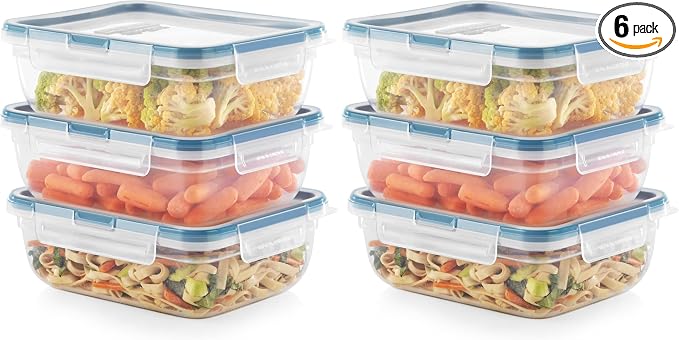 Snapware Food Storage Containers, Rectangular | Leakproof & Airtight | BPA-Free by Snapware