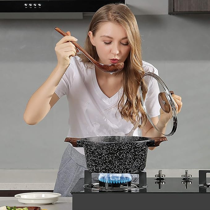 ESLITE LIFE Nonstick Stock Pot - Image 2