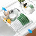 Kitsure Dish Drying Rack for Kitchen Counter, Stainless Steel Sink Organization by Kitsure