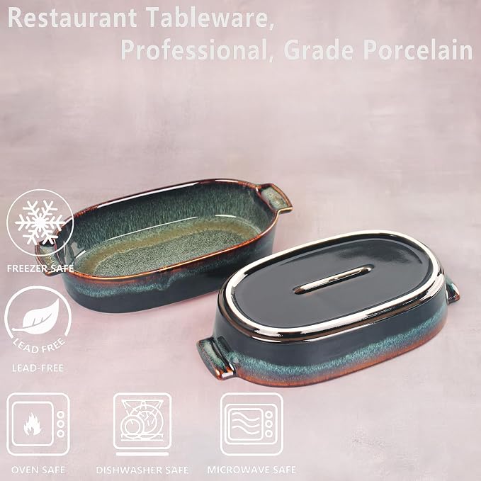 Porcelain Casserole Baking Dish - Image 3