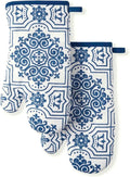Martha Stewart Strie Medallion Oven Mitt 2-Pack Set by MarthaStewart