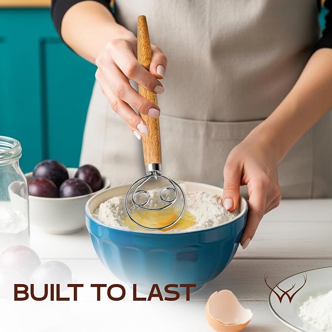 WOODLANDS USA Danish Dough Whisk - Image 2