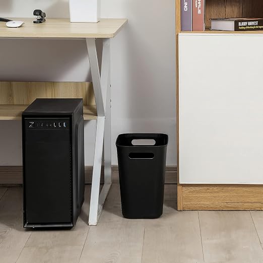 UUJOLY Plastic Trash Can Wastebasket, Garbage Container Basket - Image 5