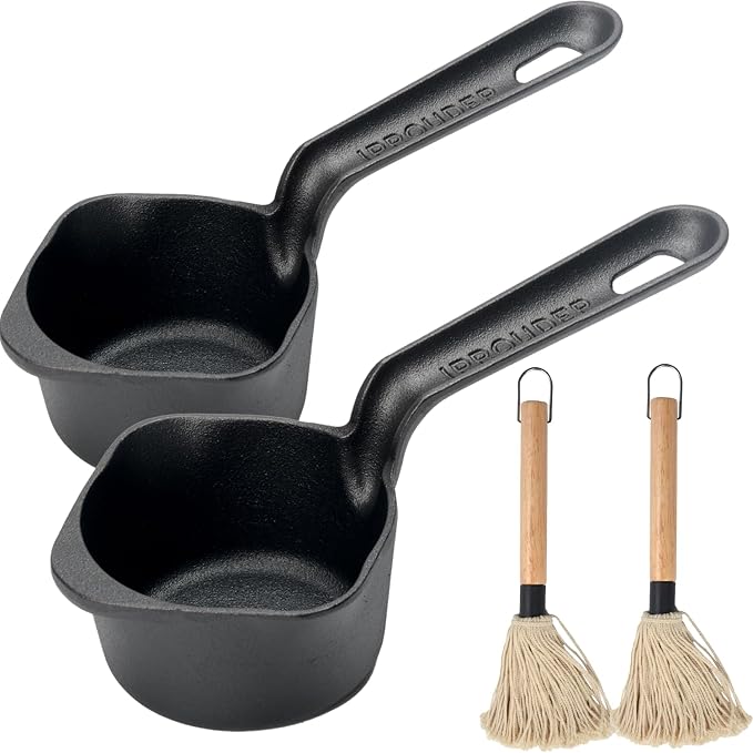 Cast Iron Sauce Pan and Basting Pot - Image 8