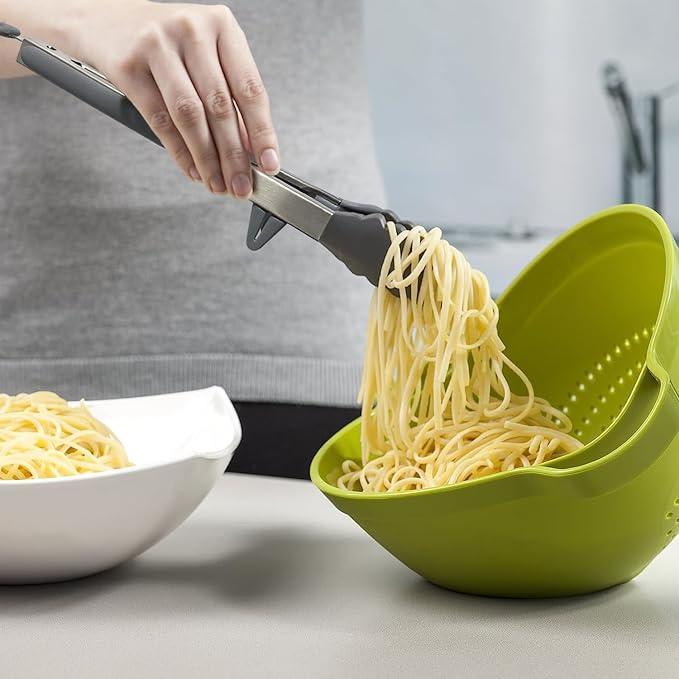 Tongs for Cooking, Food Grade Serving Tongs Set of 3 - Image 5