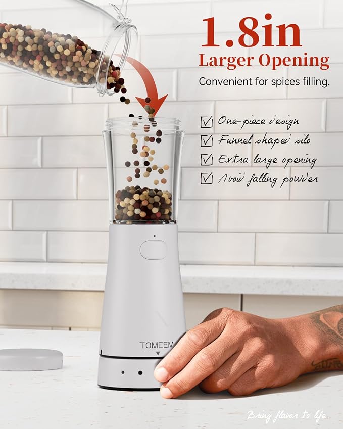 Electric Salt and Pepper Grinder Set - Image 5