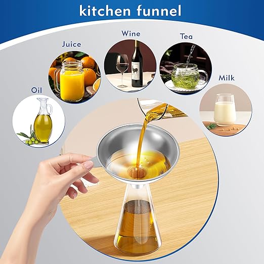Serinar Stainless Steel Funnel - Image 5