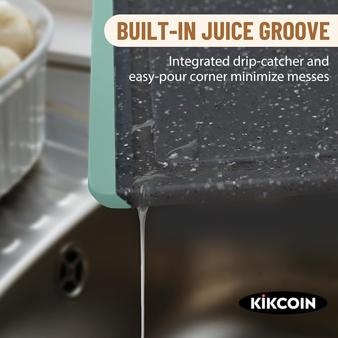 Plastic Cutting Boards for Kitchen, 3-Piece Large Cutting Board Set Dishwasher - Image 3