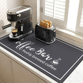 Findosom Dish Drying Mat, Cuttable Drying Mat by Findosom