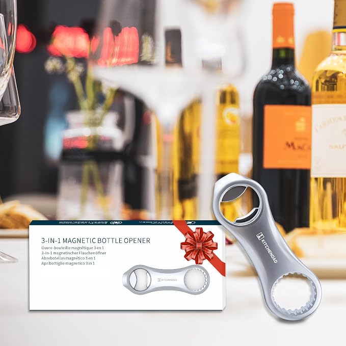 KITCHENDAO Magnetic Beer Bottle Opener - Image 6