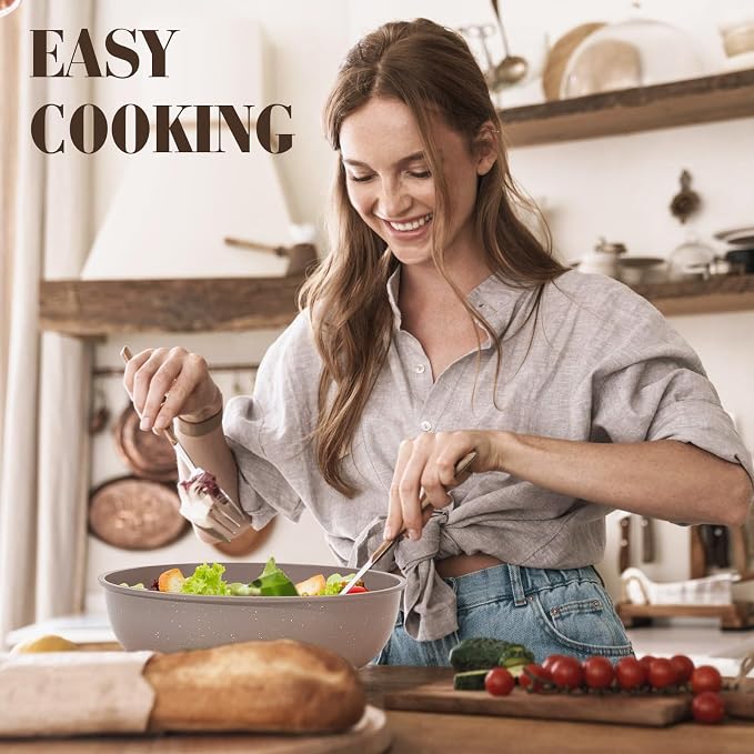 SODAY 15Pcs Pots and Pans Set Non Stick, Cookware Sets - Image 7
