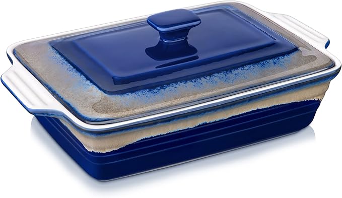 LOVECASA 4.5 Quart Ceramic Casserole Dish by LOVECASA