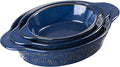 Dafuceramic Casserole Dishes for Oven Sets of 3, Ceramic Oval Baking Dish by Dafuceramic