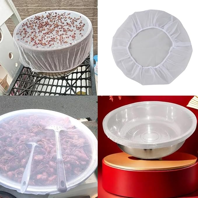 4 Pack Mesh Food Covers Portable Small Food Tents Top Screen Food Cover - Image 8