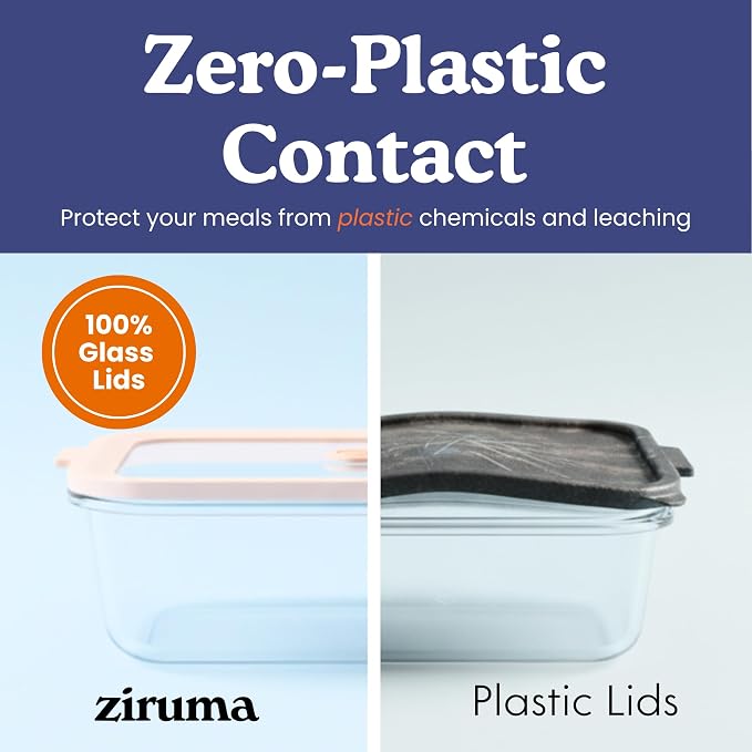 Non-Toxic 35 Oz Glass Storage Containers - Image 3