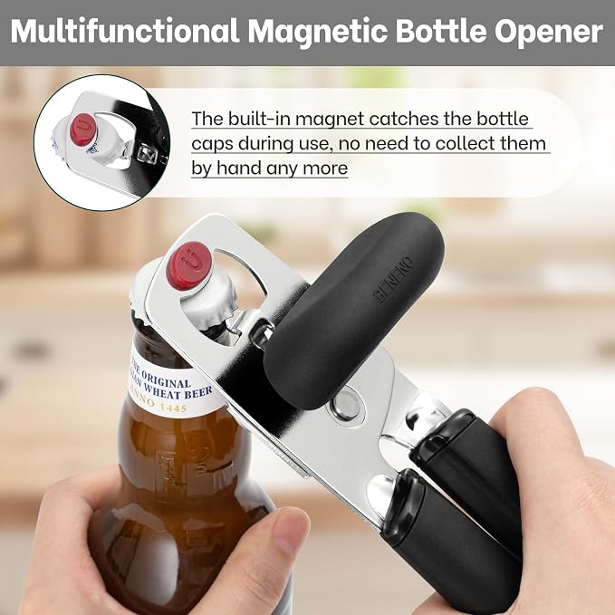 Beneno Can Opener, Heavy Duty Manual Can Opener - Image 6
