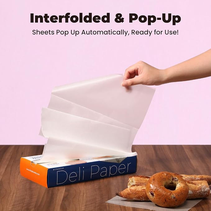 Fit Meal Prep 12 x 10.75" Wax Paper Sheets - Image 3