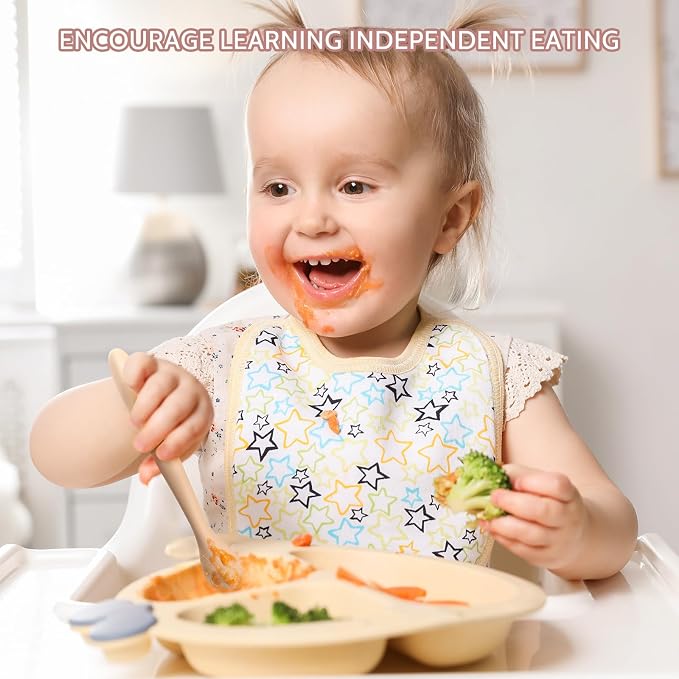 Silicone Baby Feeding Spoons, Training Spoon Self-feeding, First Stage Infant - Image 6