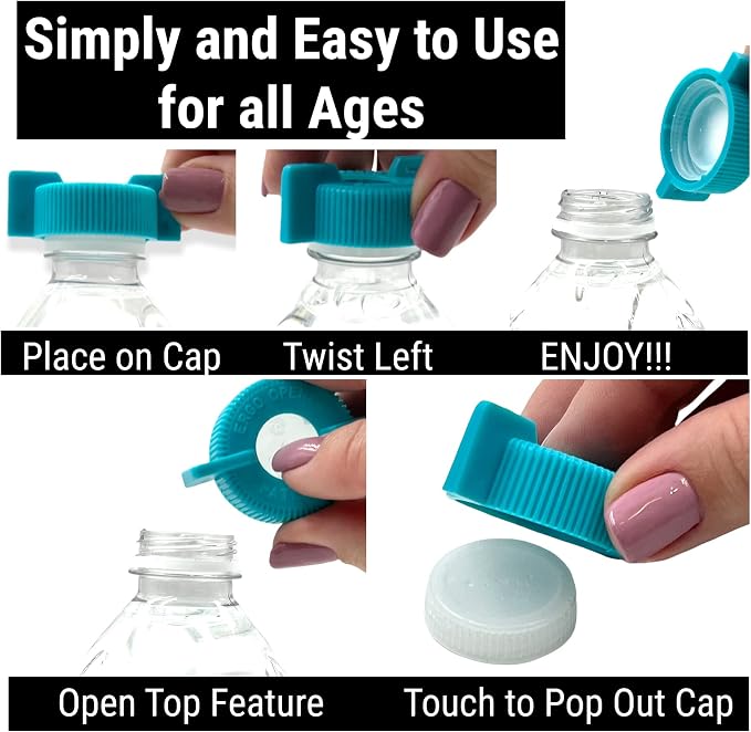 3-Pack WATER BOTTLE Opener ERGO OPENER | Arthritis Sufferers Elderly Seniors - Image 2