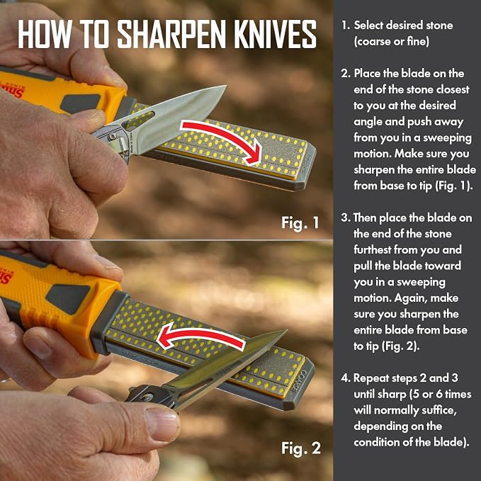 Smith's DCS4 4” Diamond Combination Sharpener - Image 4