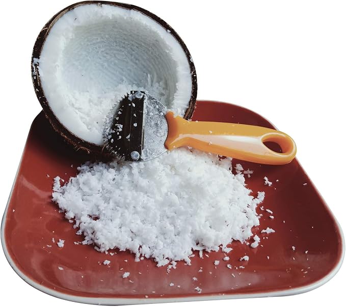 Plai Na Coconut Hand Grater Blade Slicer Shredded Scraper Coconut Meat Removal - Image 2