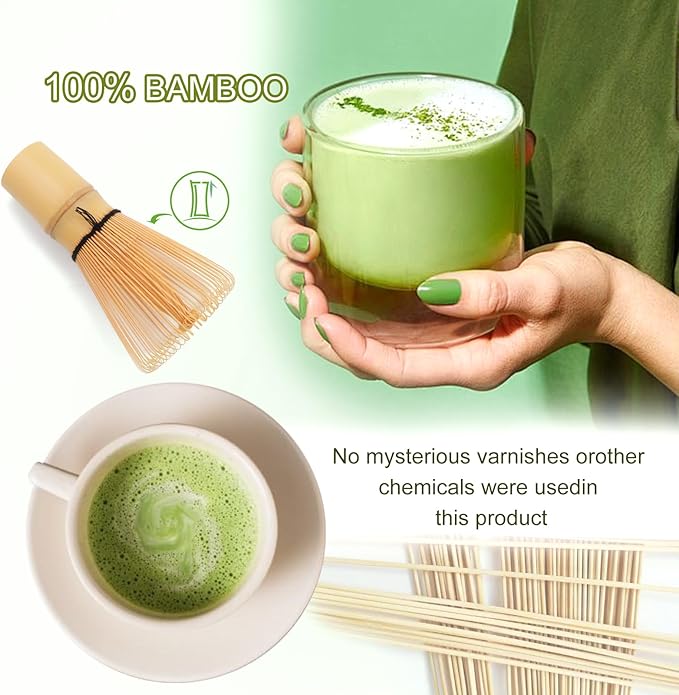 Maredash Matcha Whisk Set, Matcha Whisk, Matcha Set, Bamboo Whisk, Matcha Kit - Image 5