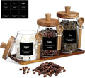 Suclain 3 Pcs Glass Coffee Container by Suclain