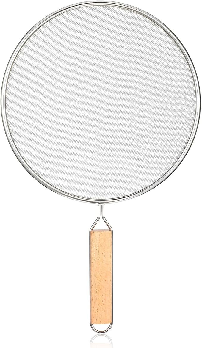 8.3Inch Grease Splatter Screen, Stainless Steel Grease Splatters Guard by Unknown