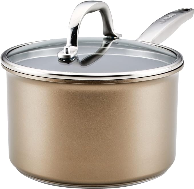 Anolon Ascend Hard Anodized Nonstick Sauce Pan/Saucepan and Lid by Anolon