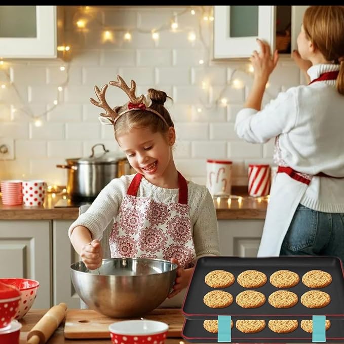 20 Piece Reusable Baking Tray Stacker, Space Saving Fixed Cookie Tray Stacker - Image 5