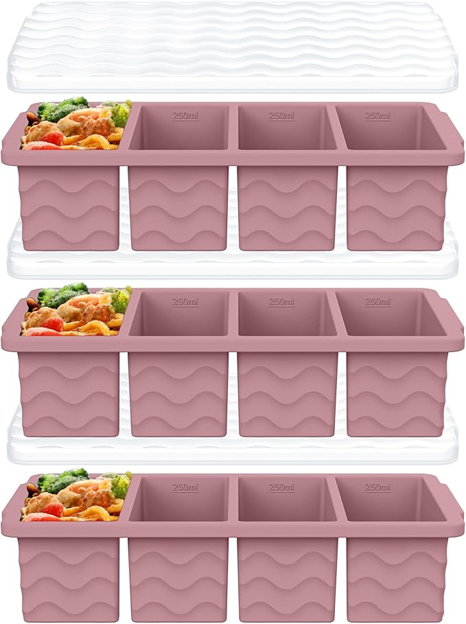3-Pack Silicone Freezer Trays by Bandiction
