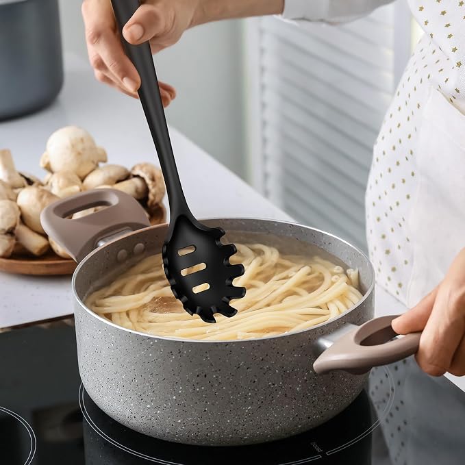 oannao Silicone Kitchen Utensils Set, 600°F Heat Resistant Silicone Cooking - Image 7