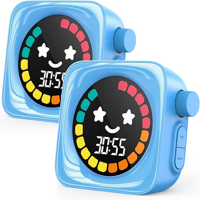 Visual Timer for Kids, 99 Minute Digital Cute Kids Visual Timer Classroom for by HAUKINIX